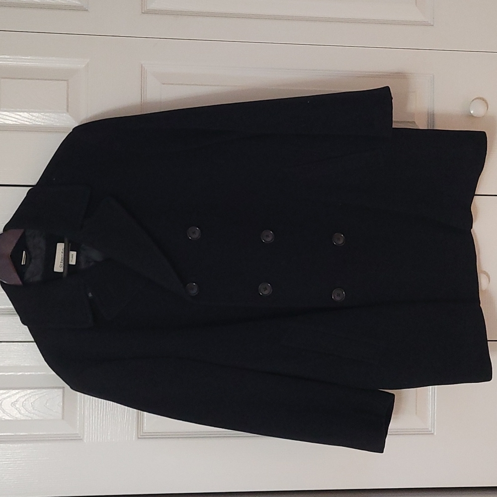 Pea Coat, St. John's Bay. Extra Large Black